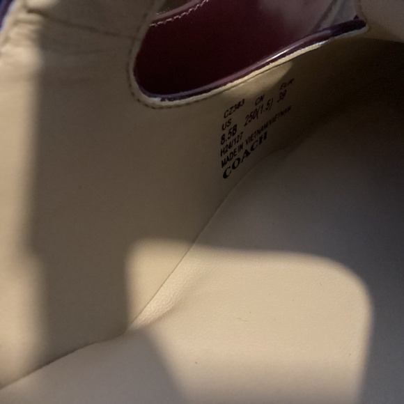 COACH Women's Liv Leather Mary Jane Flats, size 8.5 - Picture 8 of 13